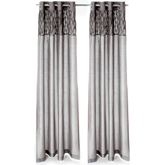 Sweet Potato Addison Drapery Panels in Gray (Set of 2)