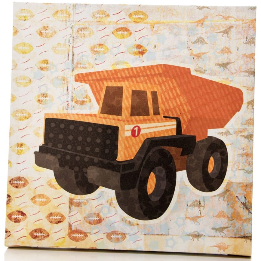 Sweet Potato Dump Truck Canvas Wall Art - 90433