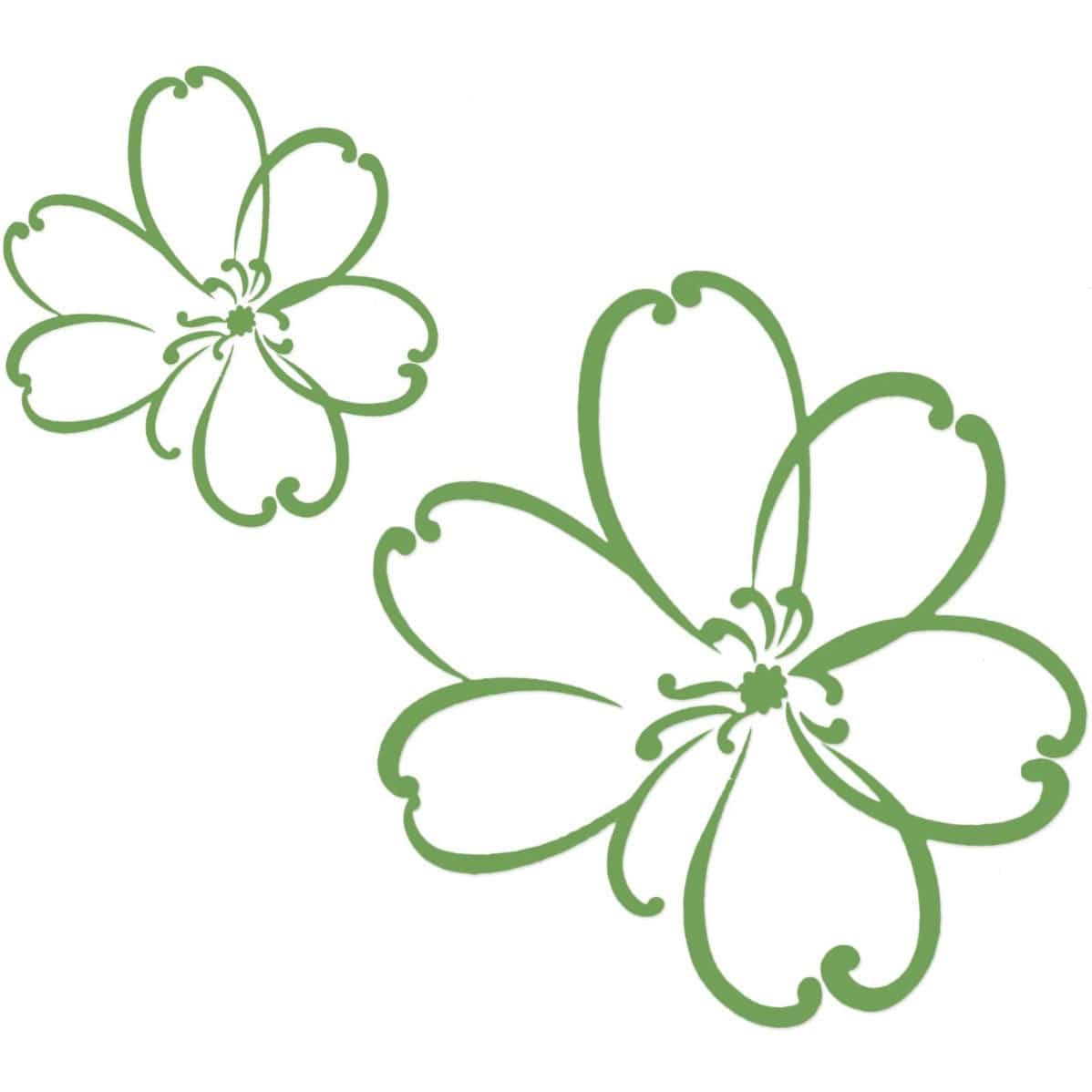 Sweet Potato LuLu Wall Decals - Green (Set of 2) - 90567