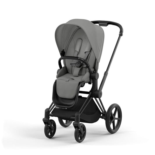 Cybex Priam 4 Stroller (One Box) - Matte Black / Mirage Grey