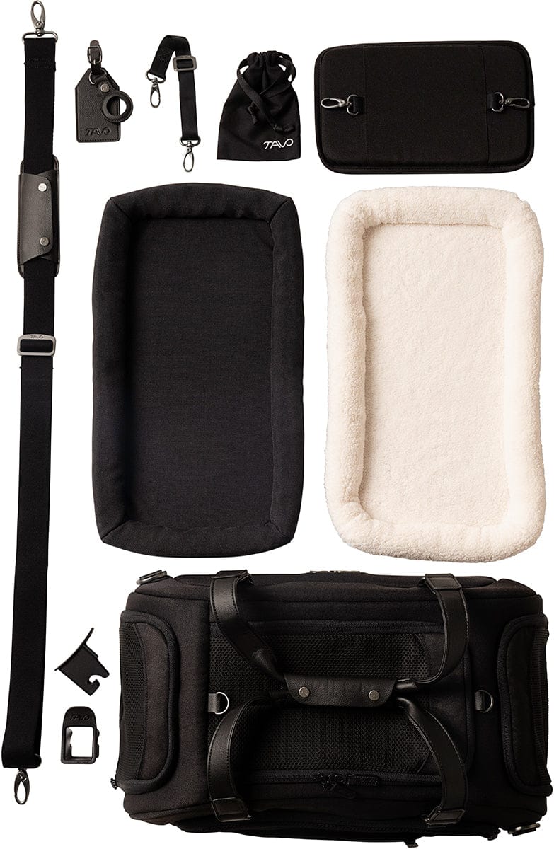 Tavo Pets Dupree II Carry-On Pet Car Seat - Onyx - TC0007AAONX000