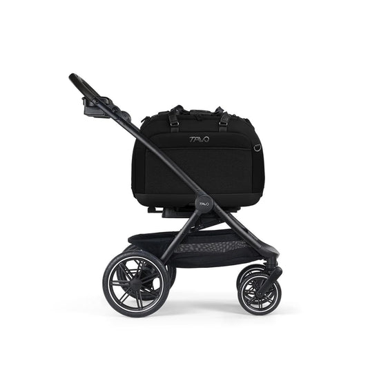 Tavo Pets Hendrick Pet Car Seat + Hendrick Adapter + Roscoe Trek Travel System Bundle - Onyx