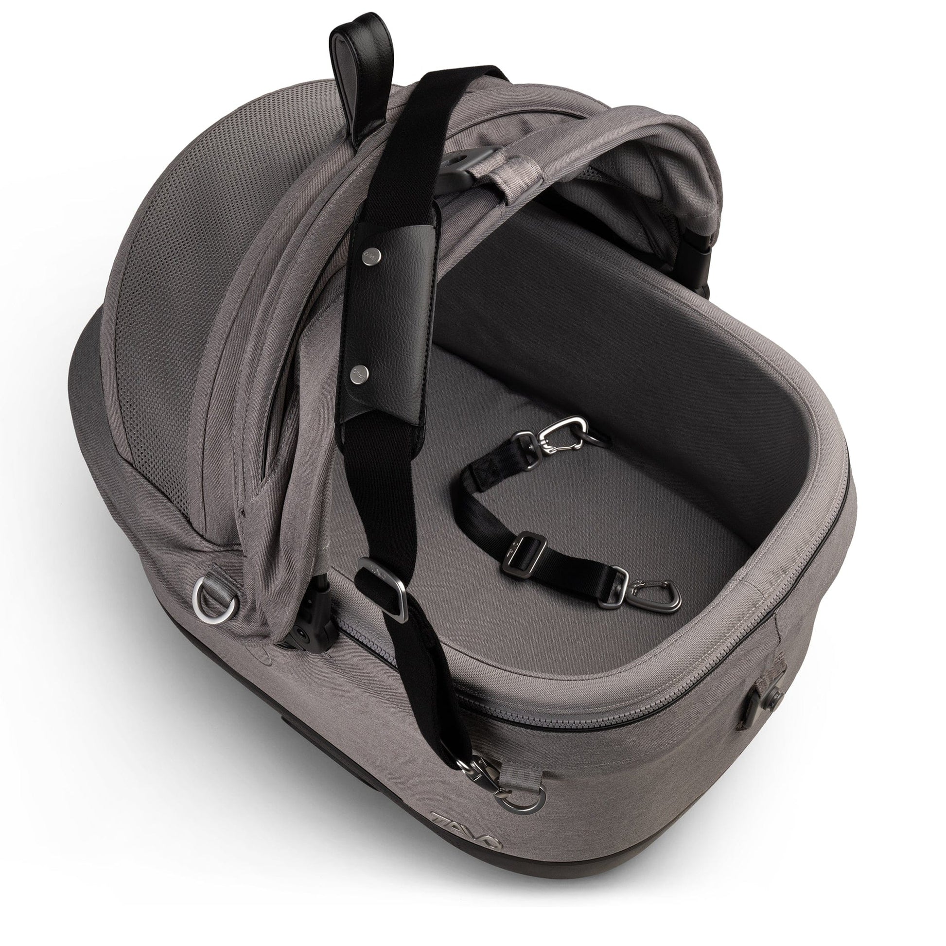 Tavo Pets Maeve iso5x Pet Car Seat Travel System - Black / Merle - Z2TS0904AAMRL000