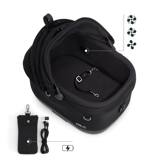 Tavo Pets Maeve iso5X Wind Pet Car Seat - Onyx