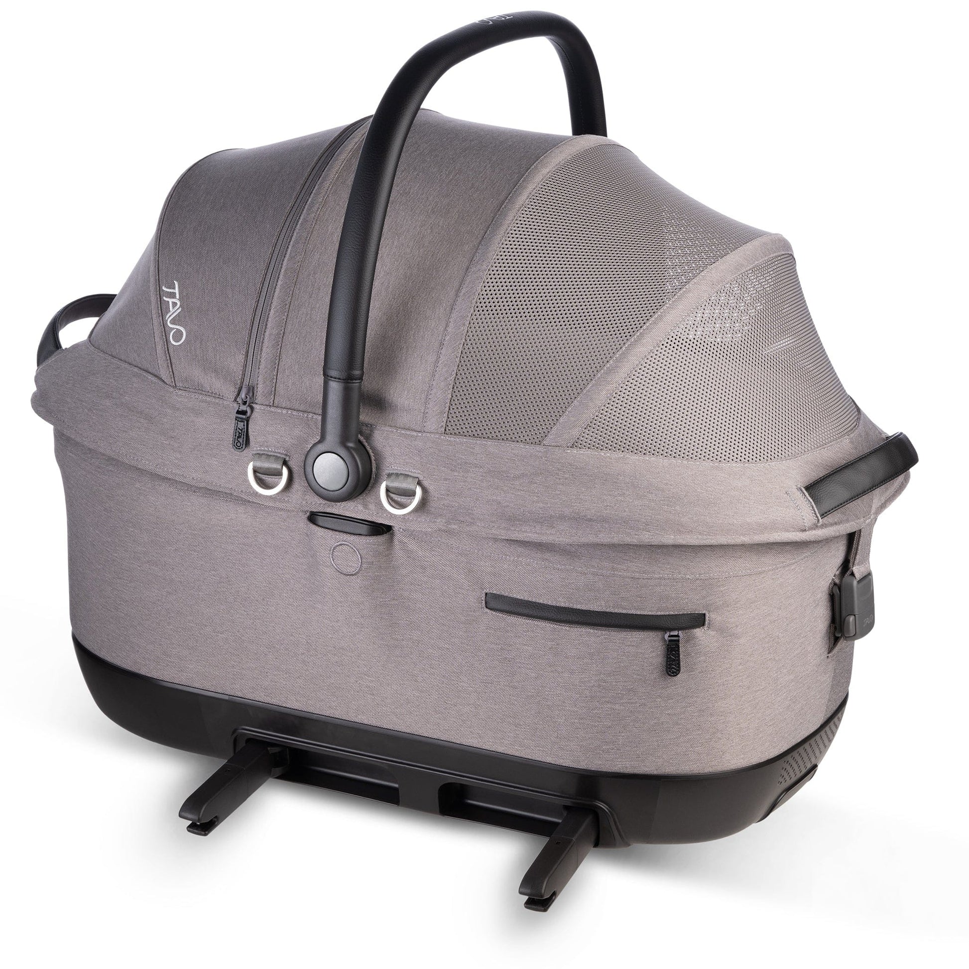 Tavo Pets Maeve iso6x Pet Car Seat Travel System - Black / Merle - Z2TS1104AAMRL000
