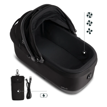 Tavo Pets Maeve iso7X-R Wind Pet Car Seat - Onyx