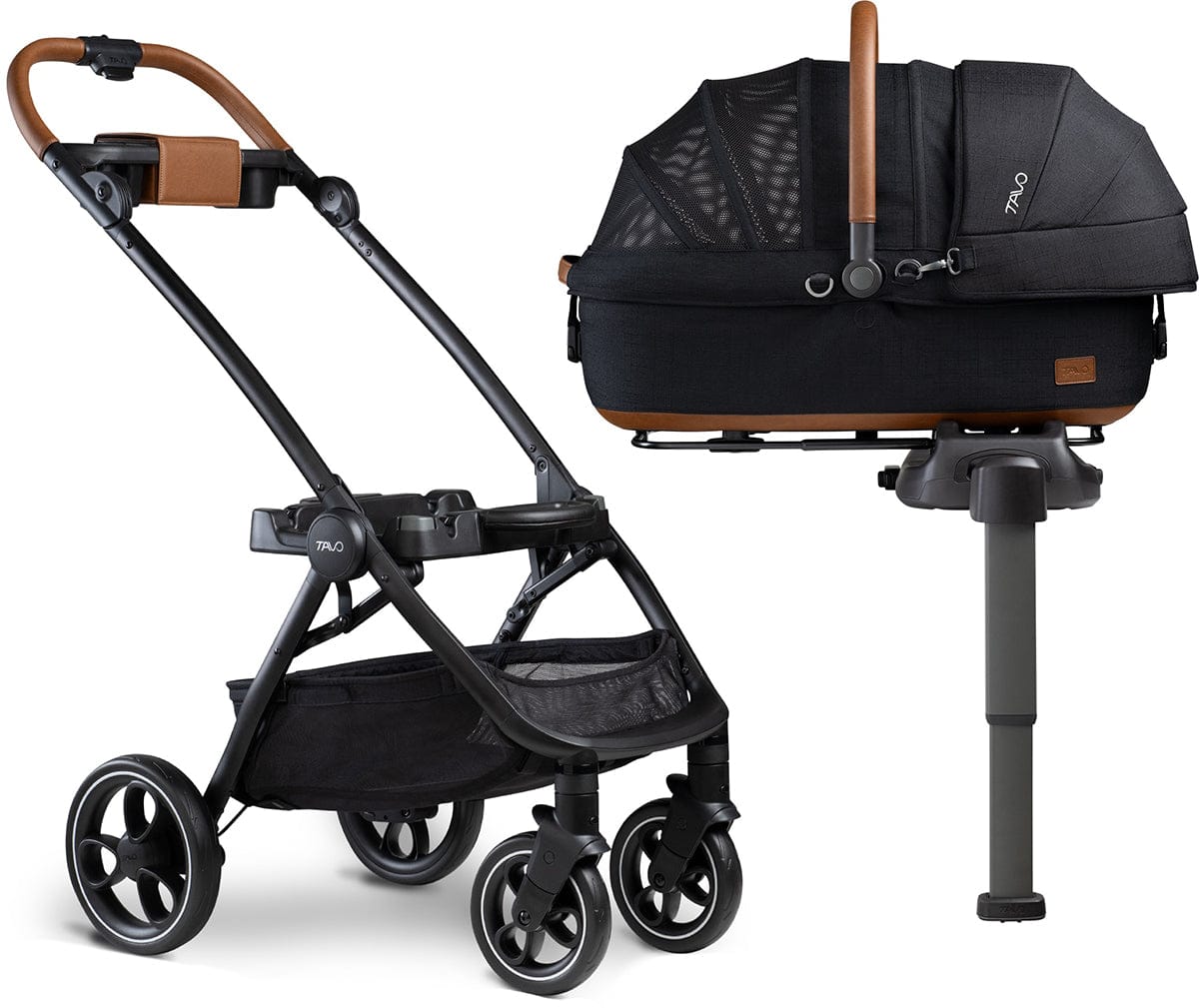 Tavo Pets Maeve + Roscoe 3-IN-1 Pet Protection System, Medium Rigid - Onyx - Z2TS001ONXCOG000