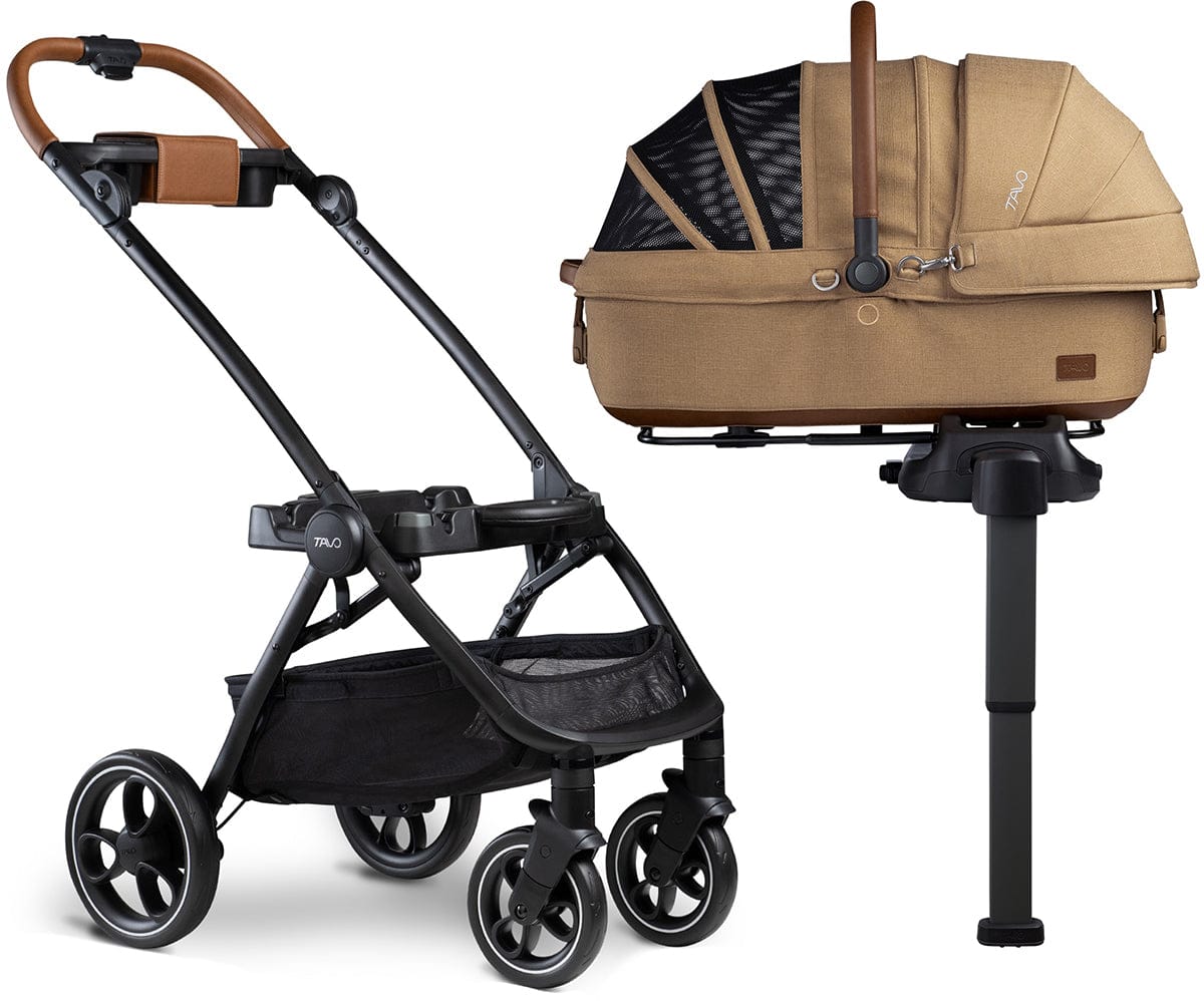 Tavo Pets Maeve + Roscoe 3-IN-1 Pet Protection System, Medium Rigid - Sable - Z2TS001SABCOG000