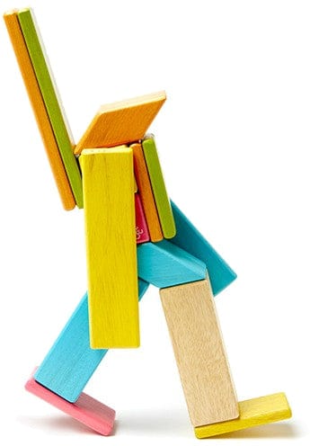Tegu 14 Piece Magnetic Blocks Set - Tegu Tints - 14P-TNT-306T
