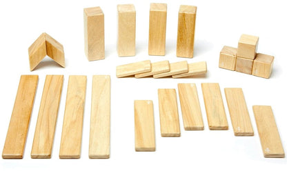 Tegu 24 Piece Magnetic Blocks Set - Natural - 24P-NAT-306T