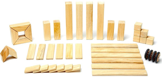 Tegu 42 Piece Magnetic Blocks Set - Natural