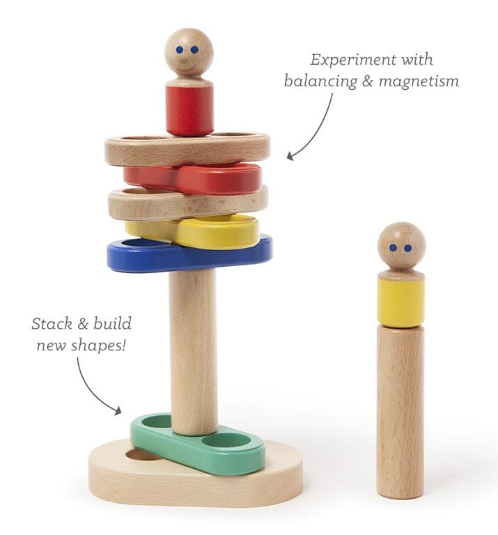 Tegu Magnetic Floating Stacker - Big Top - STA-BTP-806T