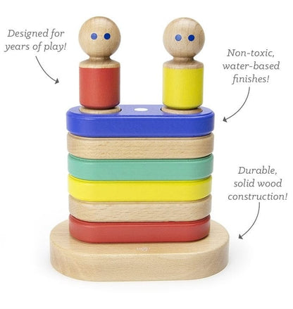 Tegu Magnetic Floating Stacker - Big Top - STA-BTP-806T