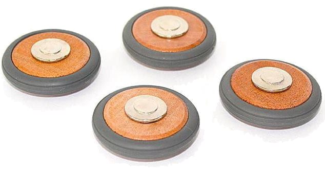 Tegu Magnetic Wooden Wheels, Set of 4 - M-12-059-CAO
