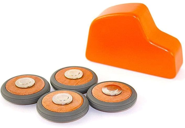 Tegu Magnetic Wooden Wheels, Set of 4 - M-12-059-CAO