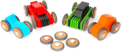 Tegu Magnetic Wooden Wheels, Set of 4 - M-12-059-CAO