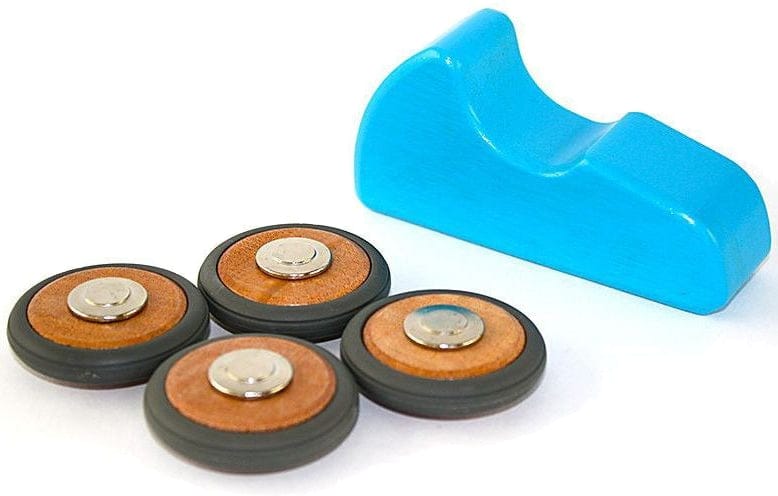 Tegu Magnetic Wooden Wheels, Set of 4 - M-12-059-CAO