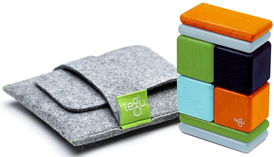 Tegu Pocket Pouch 8 Piece Magnetics Blocks - Nelson