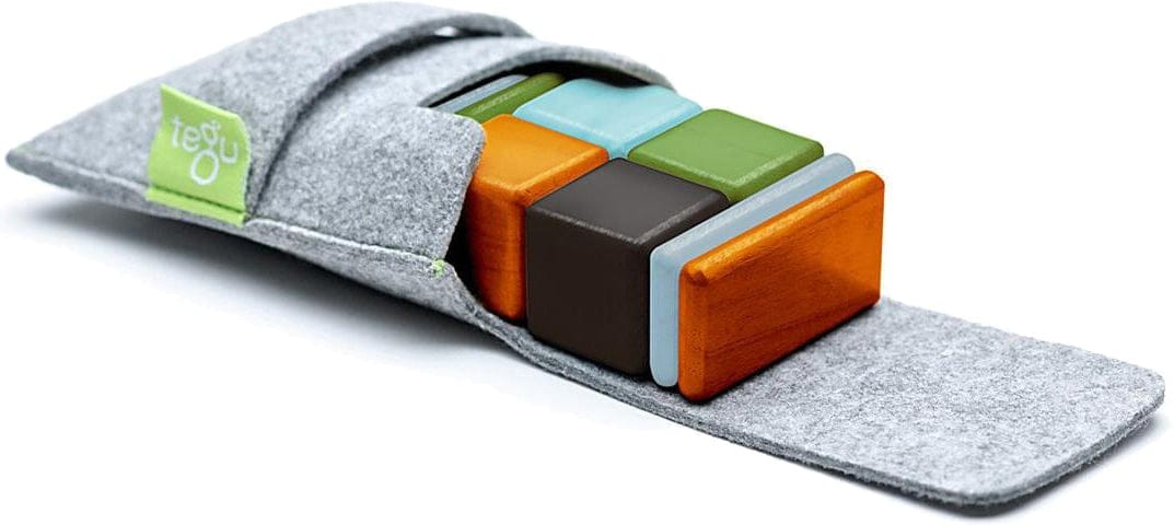 Tegu Pocket Pouch 8 Piece Magnetics Blocks - Nelson