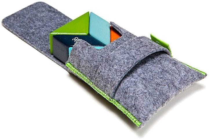 Tegu Pocket Pouch Prism 6 Piece Magnetic Blocks - Nelson - P-11-048-SJG