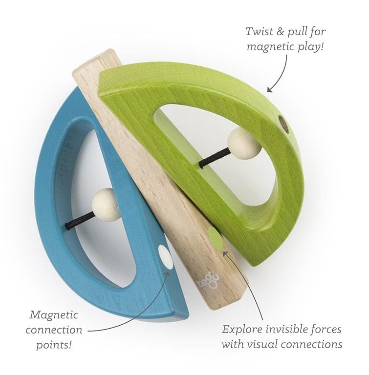 Tegu Swivel Bug - Green & Teal - BGC-TLG-801T