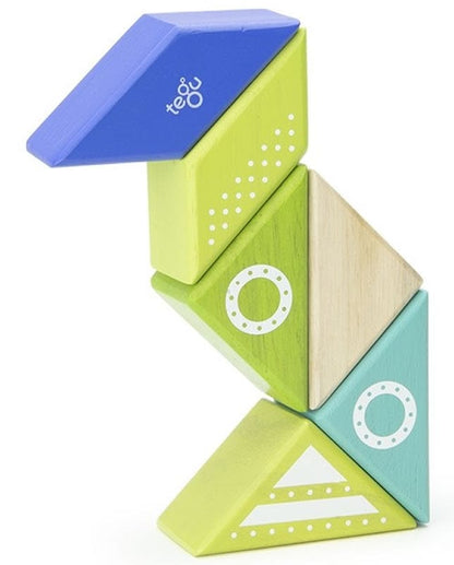 Tegu Travel Pals 6 Piece Magnetic Blocks - Spaceship - PAL-SPC-706T