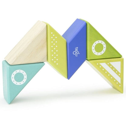Tegu Travel Pals 6 Piece Magnetic Blocks - Spaceship - PAL-SPC-706T