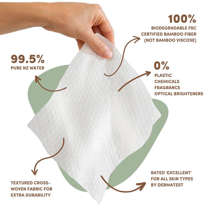 TERRA Bamboo Baby Wipes - Manuka Honey (70 Pack) - 20-31002