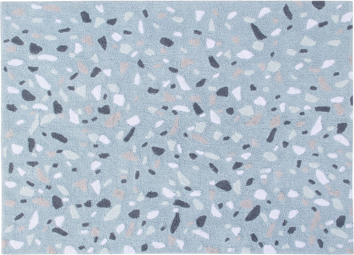 Lorena Canals Terrazzo Rug - Aquamarine (4' 7'' x 6' 7'') - C-TERRA-AQUA
