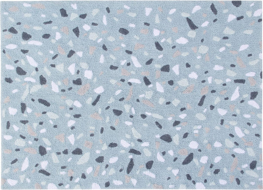 Lorena Canals Terrazzo Rug - Aquamarine (4' 7'' x 6' 7'') - C-TERRA-AQUA
