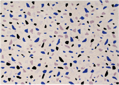 Lorena Canals Terrazzo Rug - Sapphire (4' 7'' x 6' 7'') - C-TERRA-SAPHIR