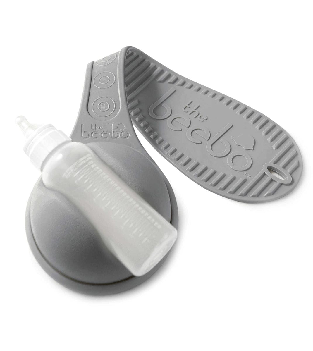 The Beebo Free-Hand Baby Bottle Holder - Charcoal - 8.66251E+11