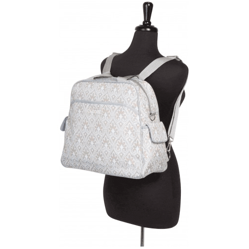 The Bumble Collection Brittany Diaper Bag - Blue Filagree - BUM-43064