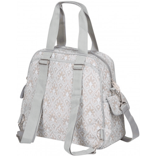 The Bumble Collection Brittany Diaper Bag - Blue Filagree - BUM-43064