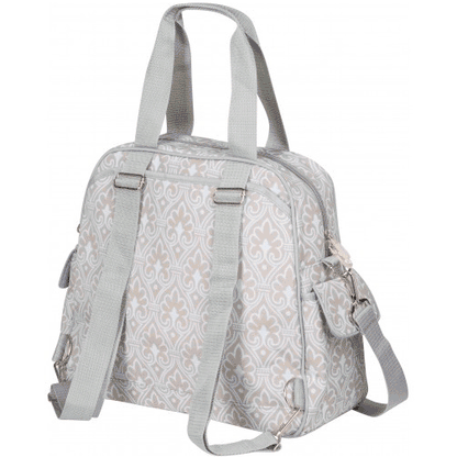 The Bumble Collection Brittany Diaper Bag - Blue Filagree - BUM-43064