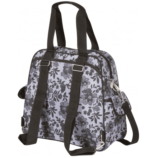The Bumble Collection Brittany Diaper Bag - Lace Floral - BUM-43067