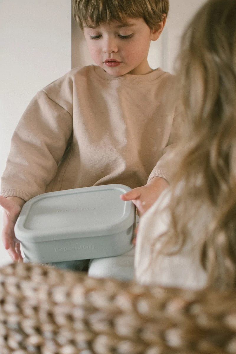 The Dearest Grey Silicone Bento Box - Cloud - 850037245031