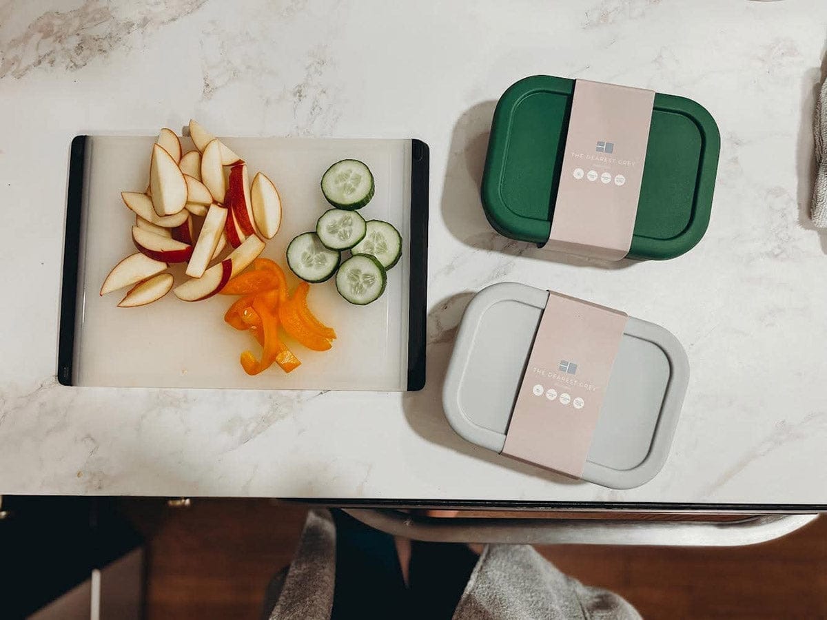 The Dearest Grey Silicone Bento Box - Emerald - 850037245024