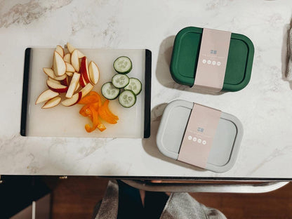 The Dearest Grey Silicone Bento Box - Emerald - 850037245024