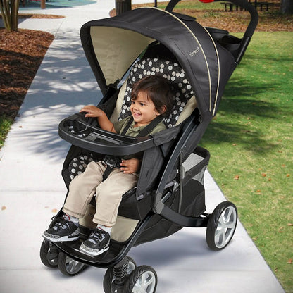 The First Years Burst Stroller - Black / Khaki