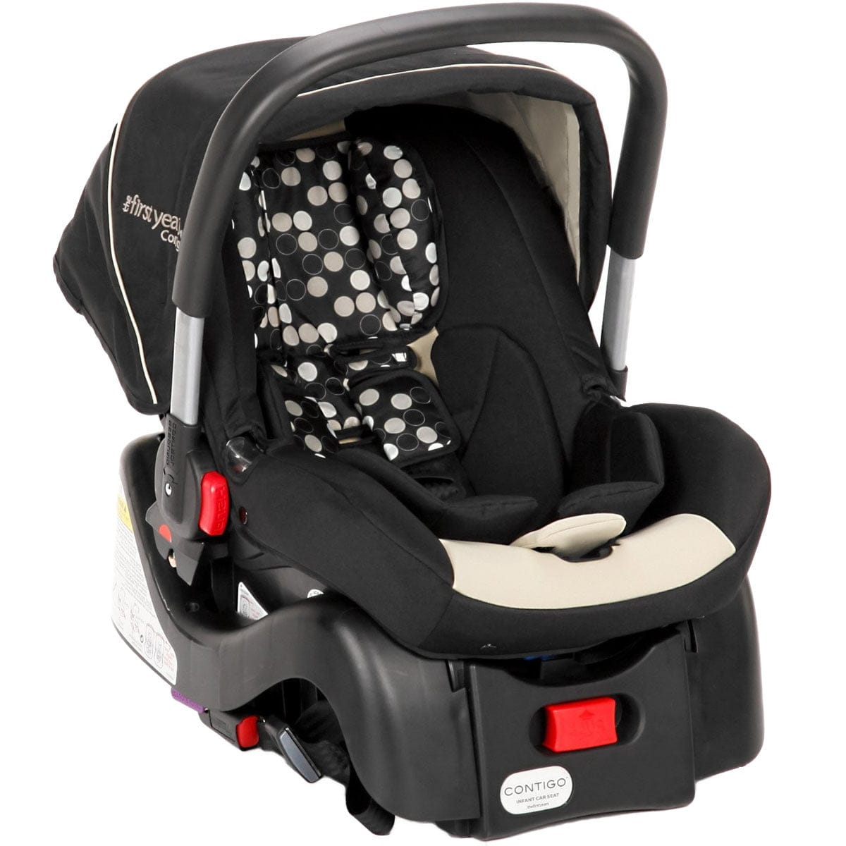 The First Years Contigo Infant Car Seat - Black / Khaki - Y60078