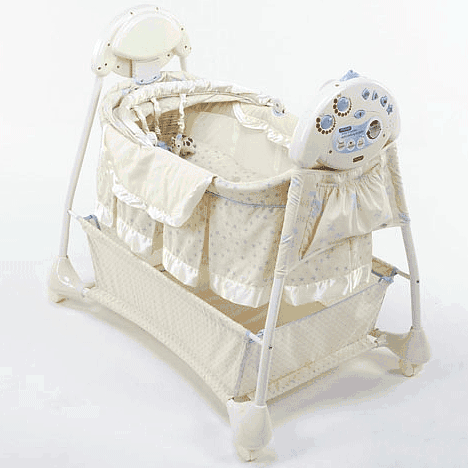 The First Years Sway 'n Soothe Auto-Rocking Bassinet - Y7043