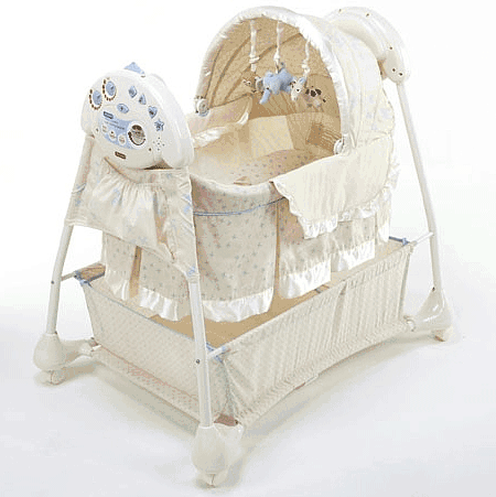 The First Years Sway 'n Soothe Auto-Rocking Bassinet - Y7043