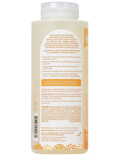 The Honest Company Bubble Bath, 12 fl oz - Sweet Orange Vanilla - THC-10071