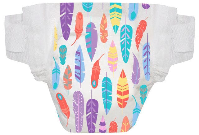 The Honest Company Diaper Pack - Painted Feathers - Size 3 (16-28 lbs)
