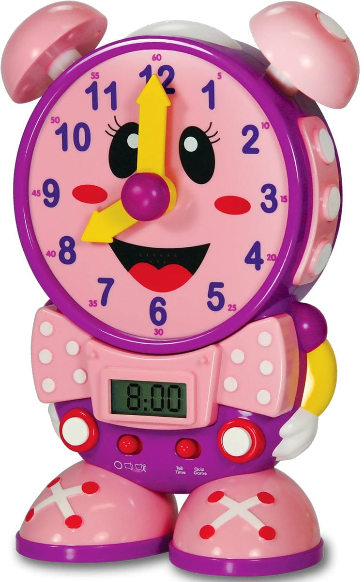 The Learning Journey Telly The Teaching Time Clock - Pink - 111581