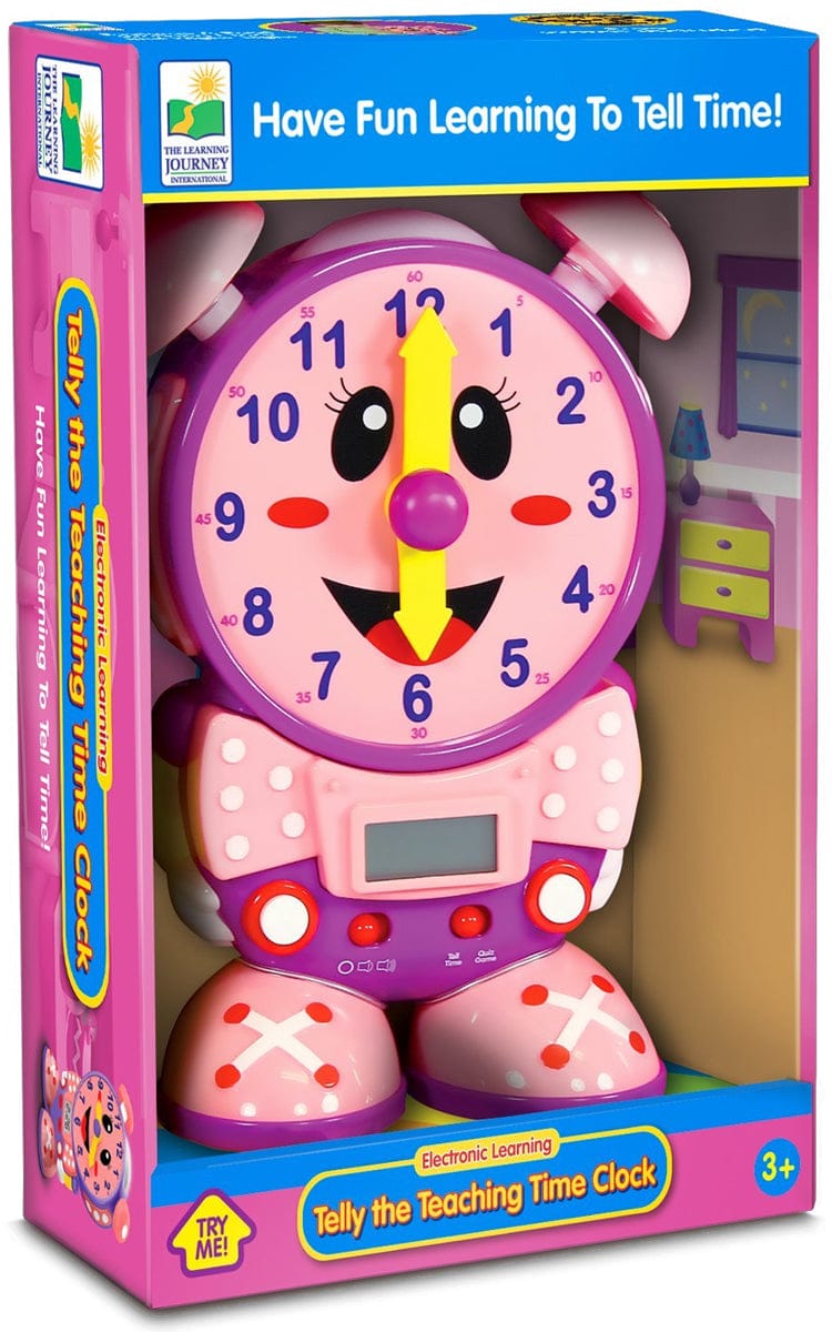 The Learning Journey Telly The Teaching Time Clock - Pink - 111581