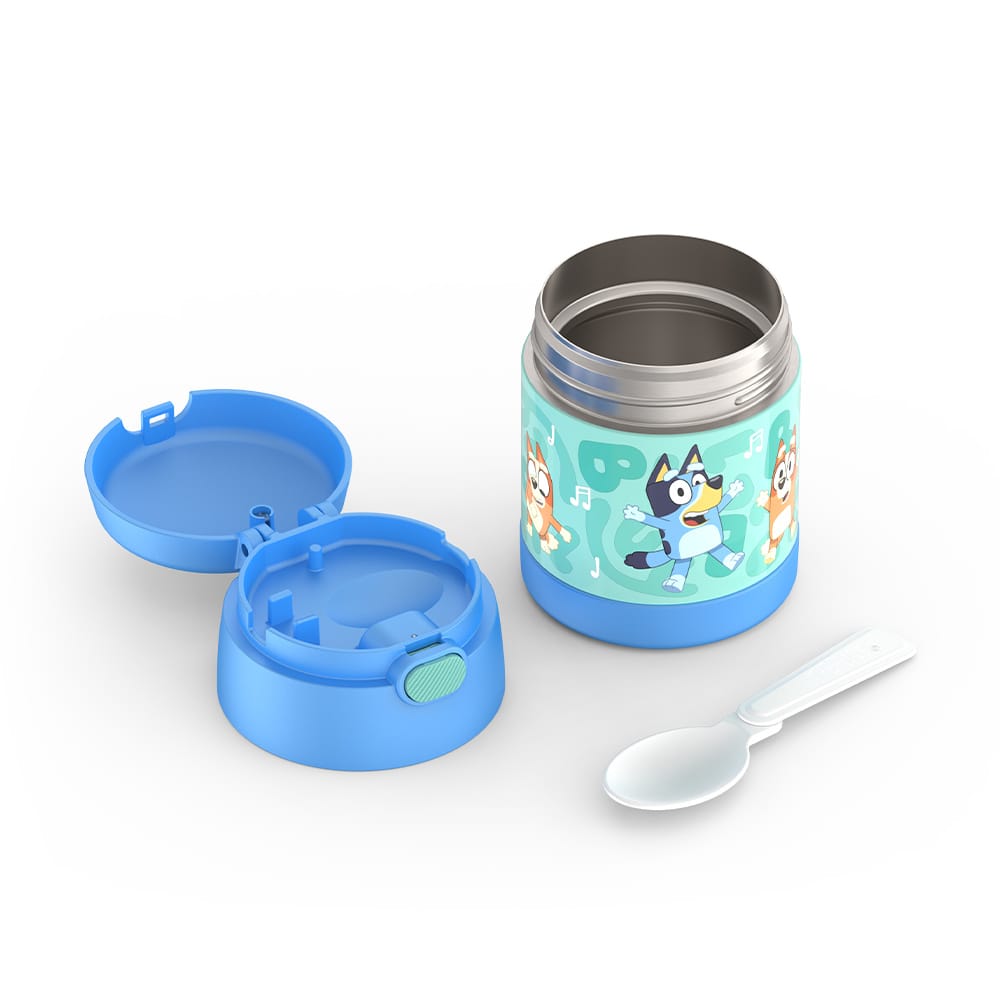 Thermos FUNtainer Licensed Stainless Steel Food Jar, 10oz - Bluey