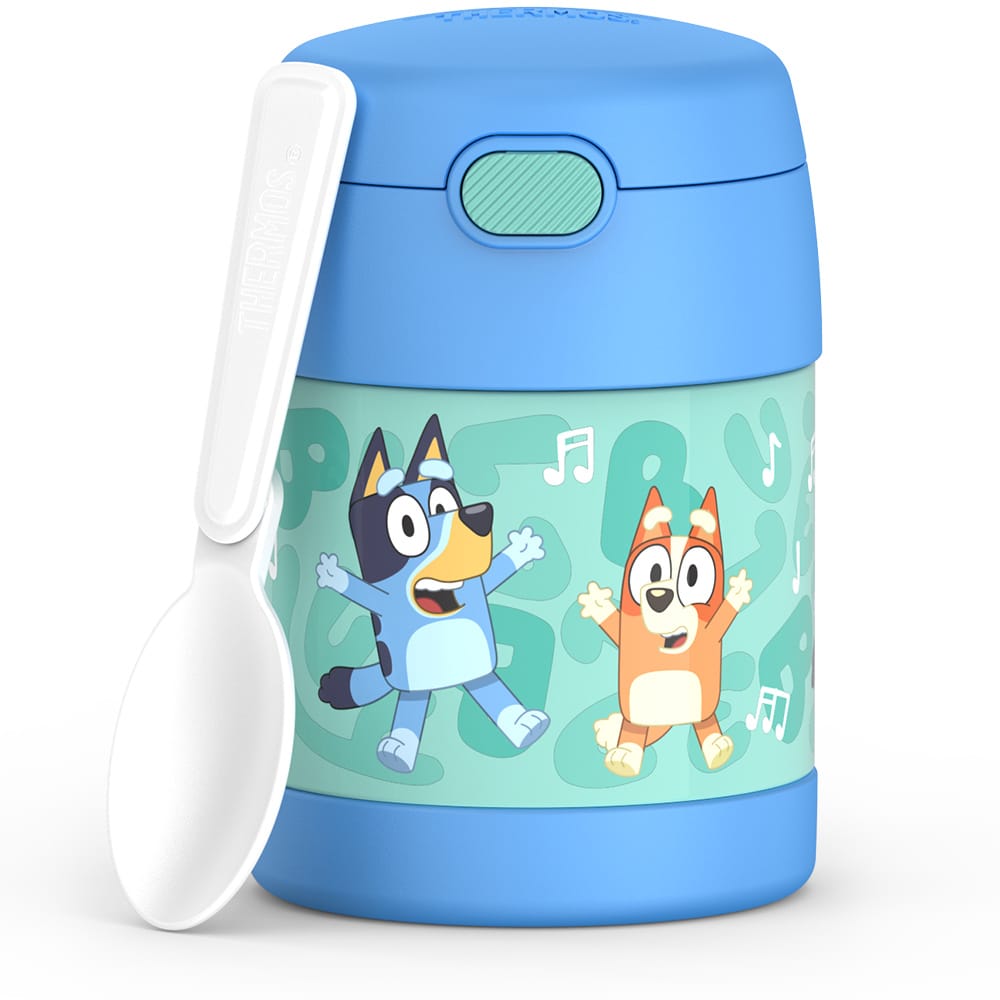 Thermos FUNtainer Licensed Stainless Steel Food Jar, 10oz - Bluey