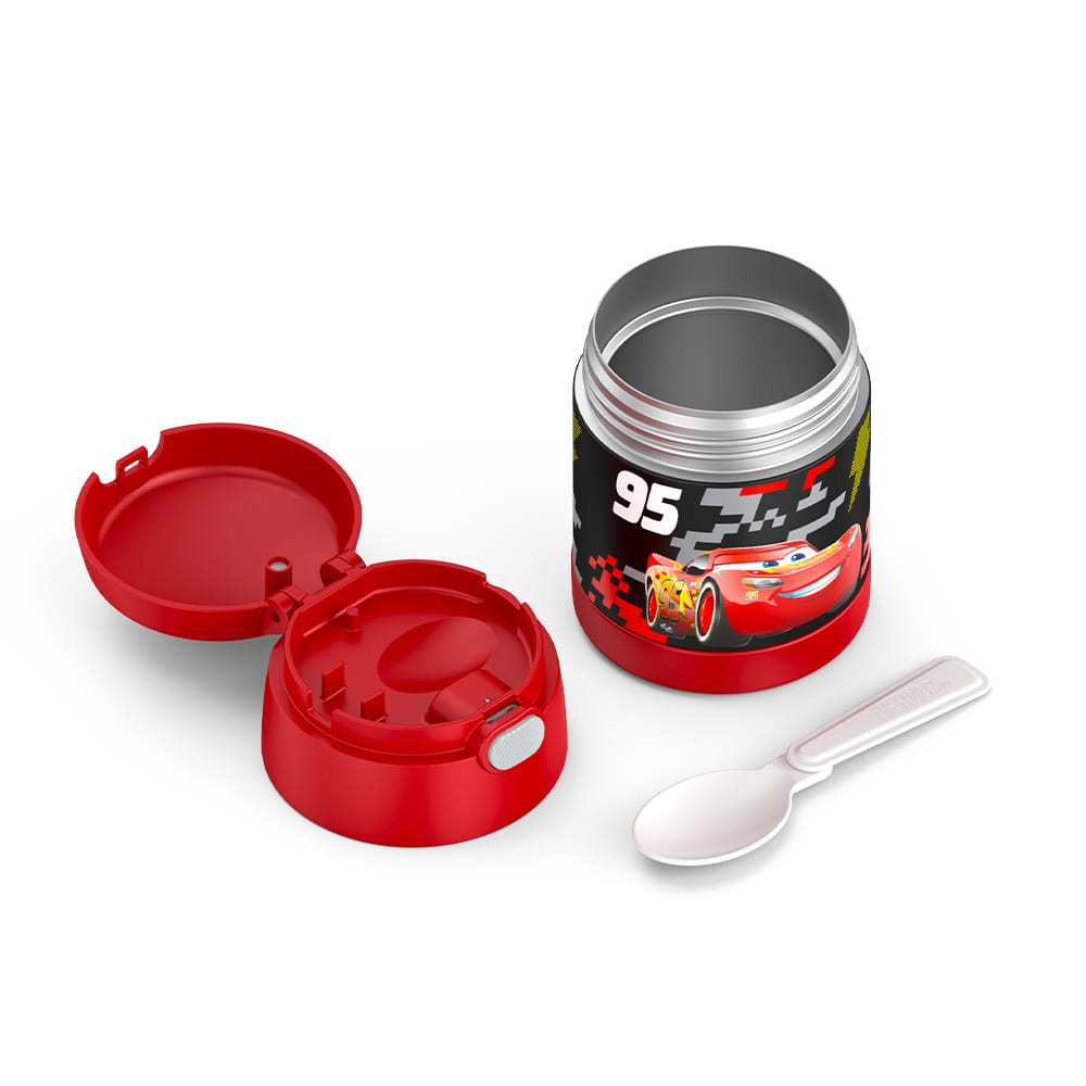 Thermos FUNtainer Licensed Stainless Steel Food Jar, 10oz - Cars